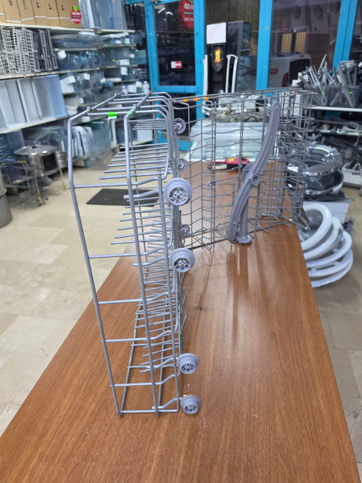 Bosch SGS45E12 Uyumlu Bulaşık Makinesi Alt ve Üst Sepet Takımı (Orijinal Gri) — görsel 16