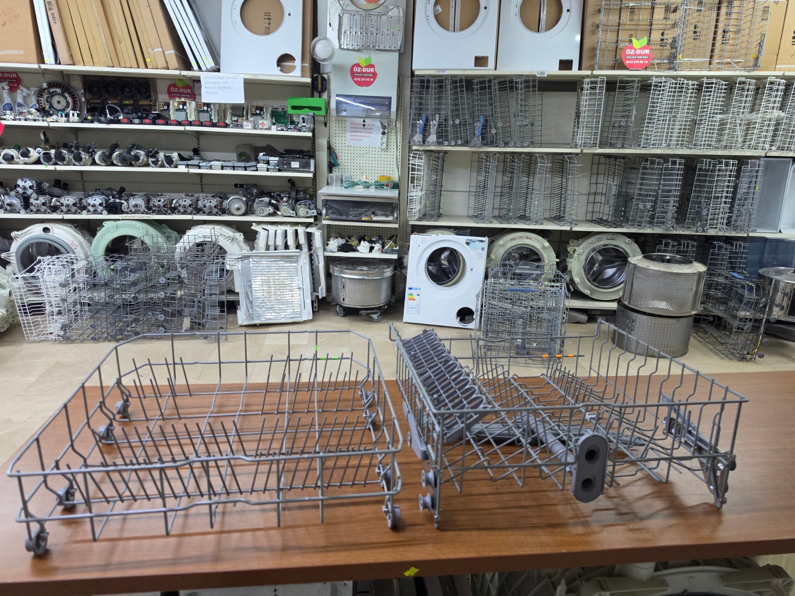 Bosch SGS45E12 Uyumlu Bulaşık Makinesi Alt ve Üst Sepet Takımı (Orijinal Gri) — görsel 21