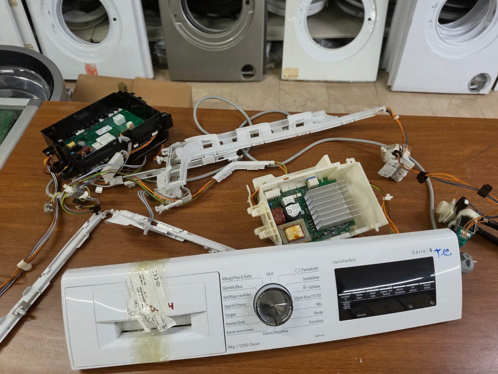 Bosch Serie 6 Çamaşır Makinesi Ön Panel / Beyin Kartı - 9kg / 1200 Devir — görsel 6