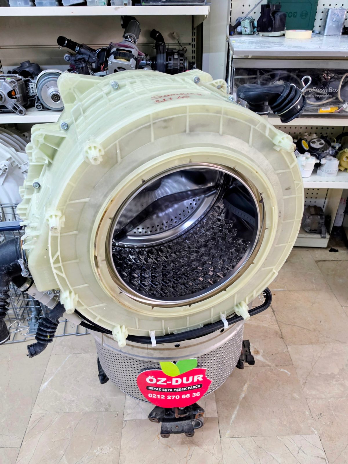 Samsung WW10T604DLN 10.5 KG Çamaşır Makinesi Komple Kazan Grubu (Orijinal Çıkma) — görsel 3