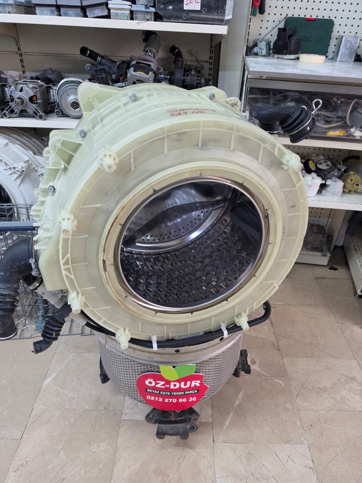 Samsung WW10T604DLN 10.5 KG Çamaşır Makinesi Komple Kazan Grubu (Orijinal Çıkma) — görsel 7