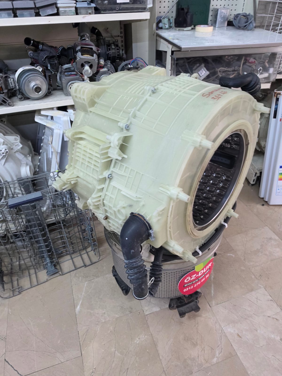 Samsung WW10T604DLN 10.5 KG Çamaşır Makinesi Komple Kazan Grubu (Orijinal Çıkma) — görsel 8