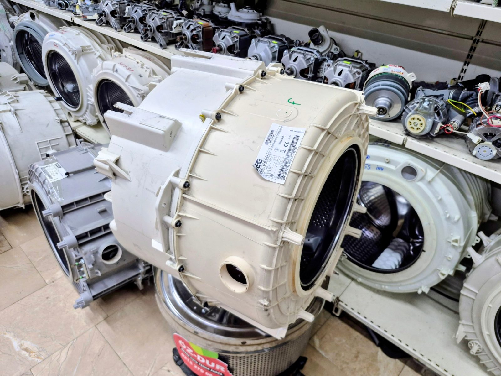 Vestel Eko 9711 TL / 9111 TL Çamaşır Makinesi Komple Kazan Grubu (Kazan + Tambur) — görsel 5