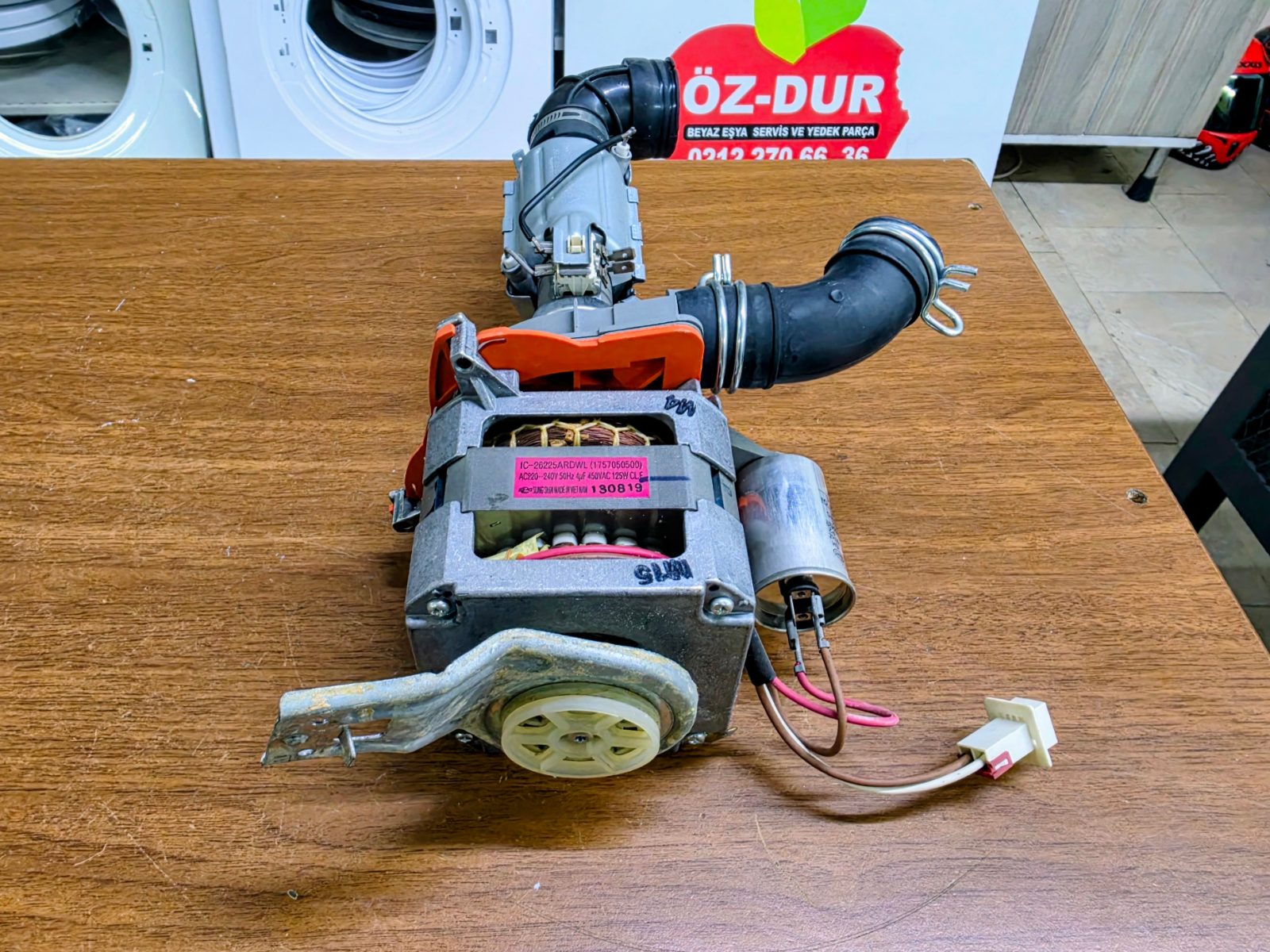 Arçelik 6242 HIT Bulaşık Makinesi Isıtıcılı Yıkama Motoru Pompa Grubu - Özdur Teknik — görsel 2