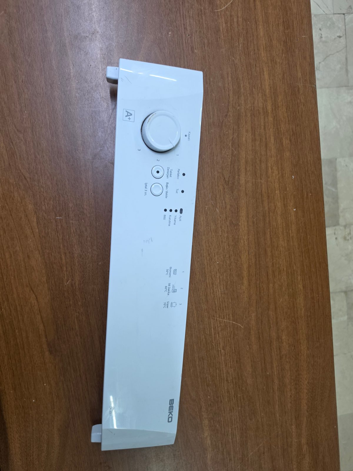 Beko D4 3001 Bulaşık Makinesi Ön Kontrol Paneli - Temiz / Orjinal Çıkma — görsel 9