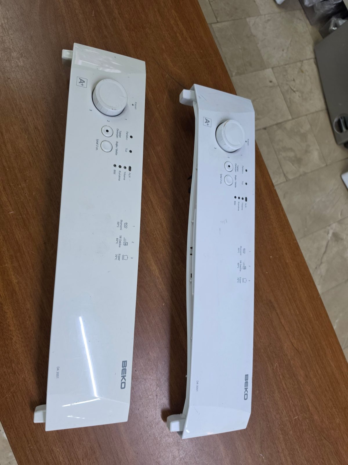 Beko D4 3001 Bulaşık Makinesi Ön Kontrol Paneli - Temiz / Orjinal Çıkma — görsel 12