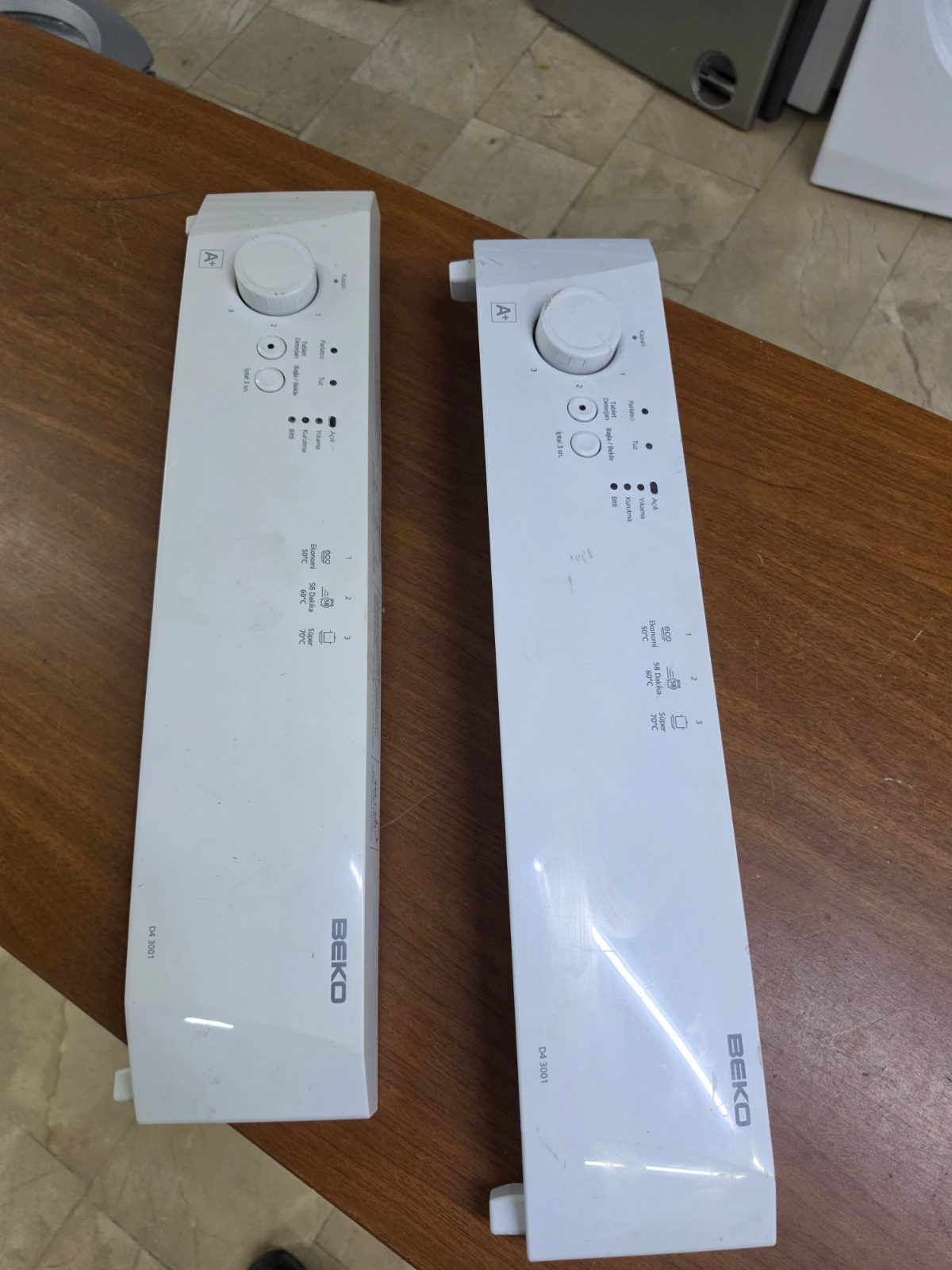 Beko D4 3001 Bulaşık Makinesi Ön Kontrol Paneli - Temiz / Orjinal Çıkma — görsel 13
