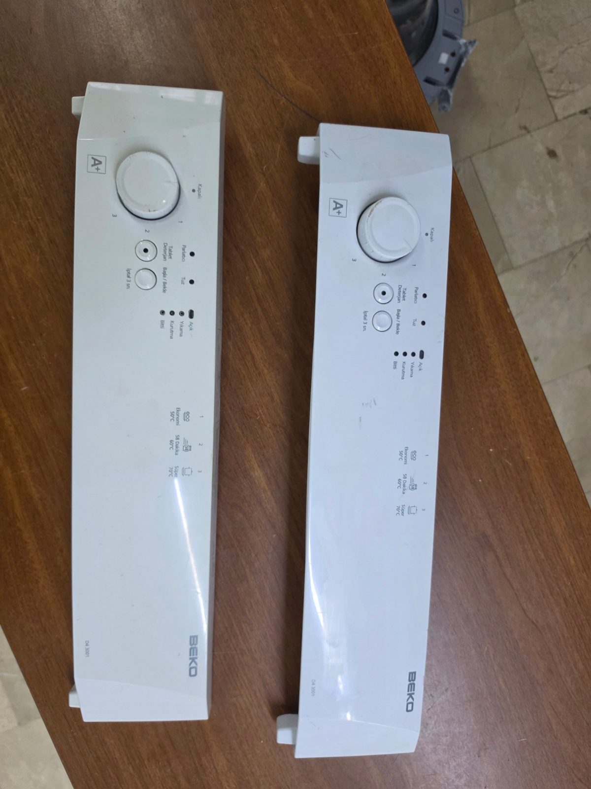 Beko D4 3001 Bulaşık Makinesi Ön Kontrol Paneli - Temiz / Orjinal Çıkma — görsel 15