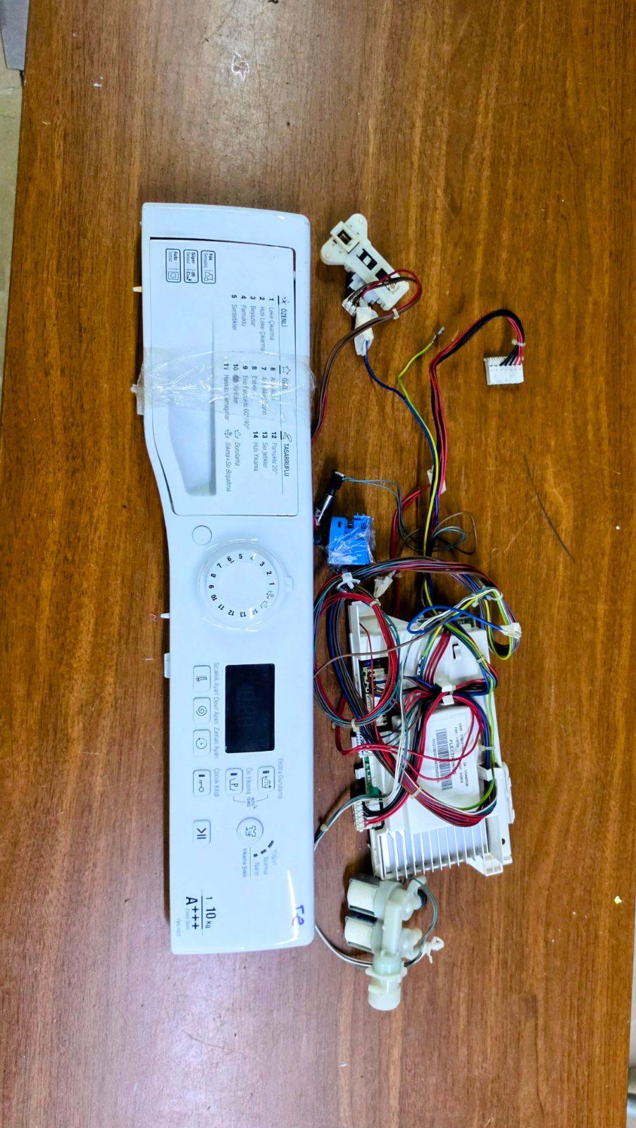 Hotpoint Ariston FMG 1023 Çamaşır Makinesi Ön Panel, Beyin Elektronik Kart ve Tesisat Komple Set — görsel 2