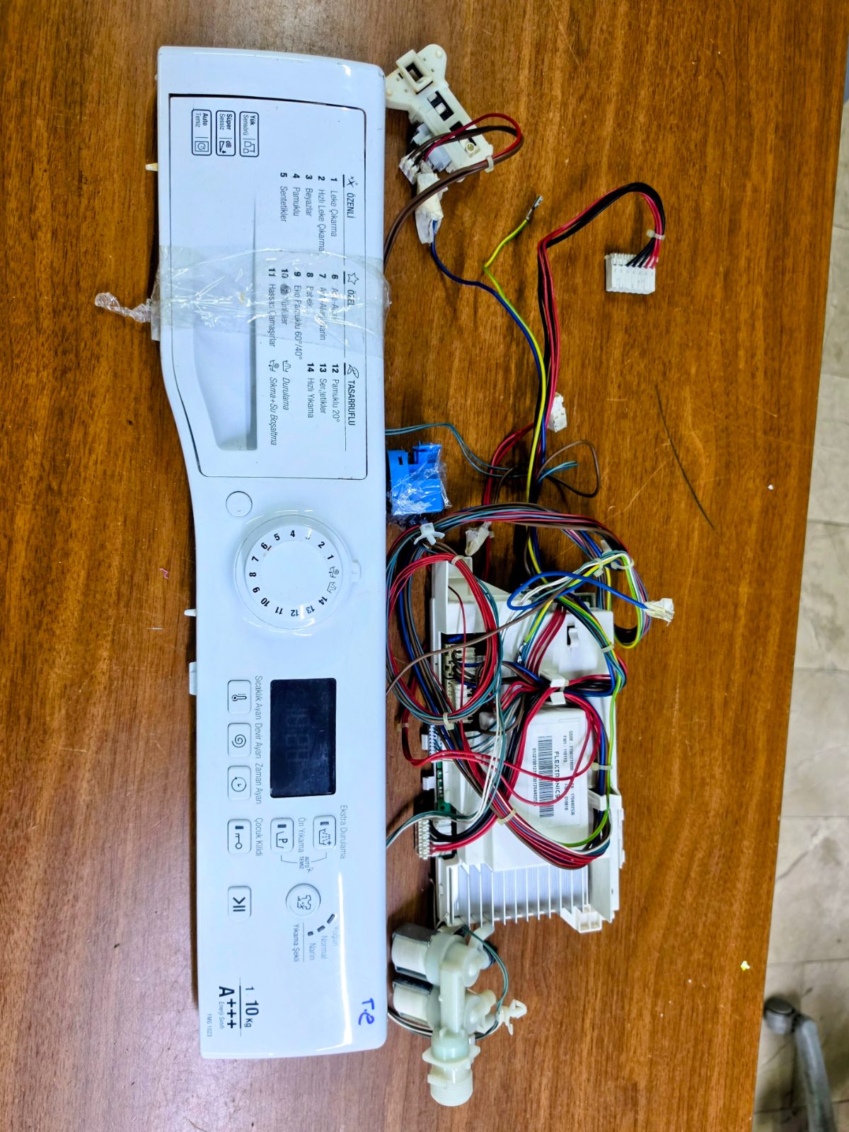 Hotpoint Ariston FMG 1023 Çamaşır Makinesi Ön Panel, Beyin Elektronik Kart ve Tesisat Komple Set — görsel 5