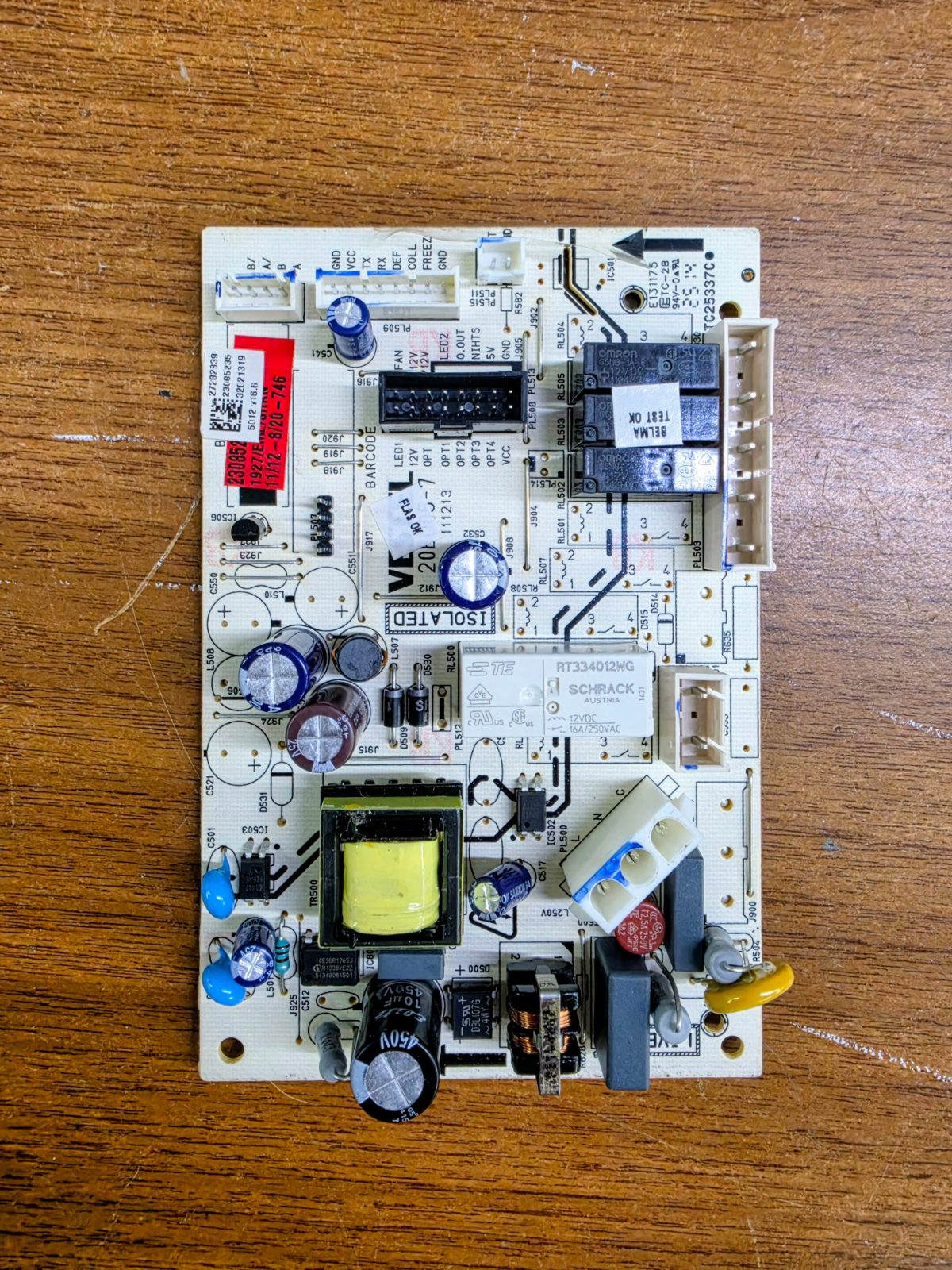 İkinci El Vestel Buzdolabı Elektronik Kartı – Akıllı NF620 CSY / Parça No: 208275880 — görsel 1