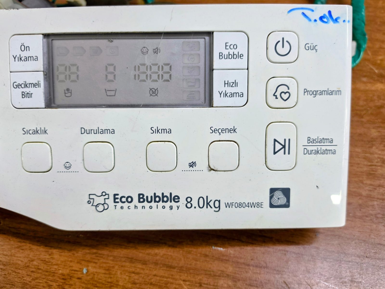 Samsung Eco Bubble 8.0 kg (Model No: WF0804W8E) — görsel 5