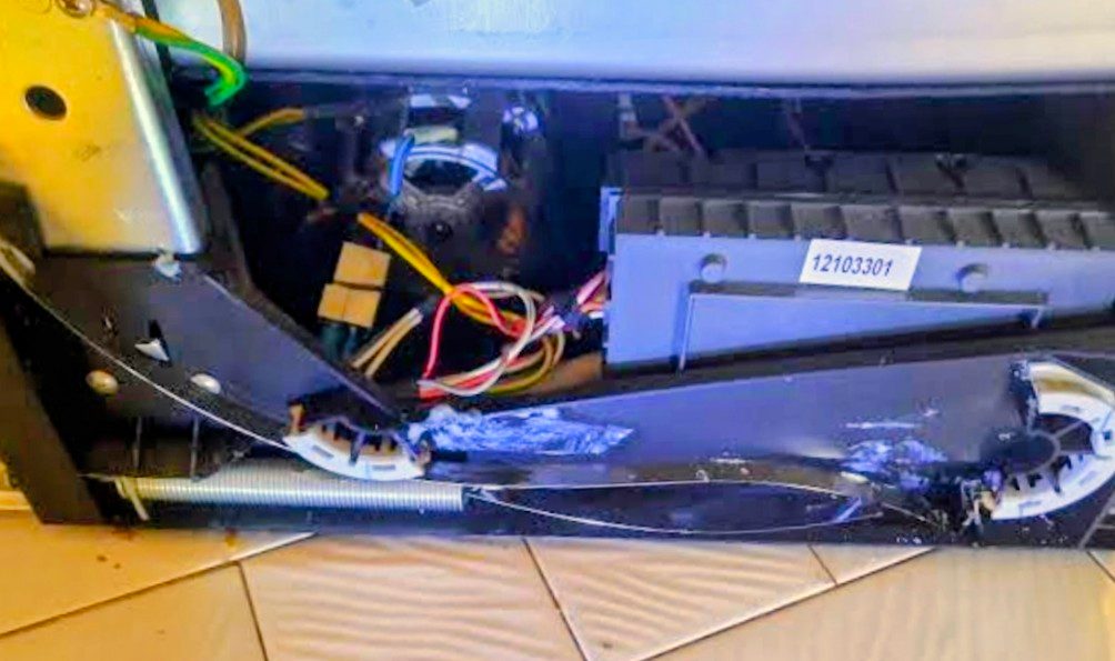 Samsung DW-FN310 DW-FN320 Bulaşık Makinesi Kapı Yay ve Çelik Halat Takımı (Set) — görsel 8