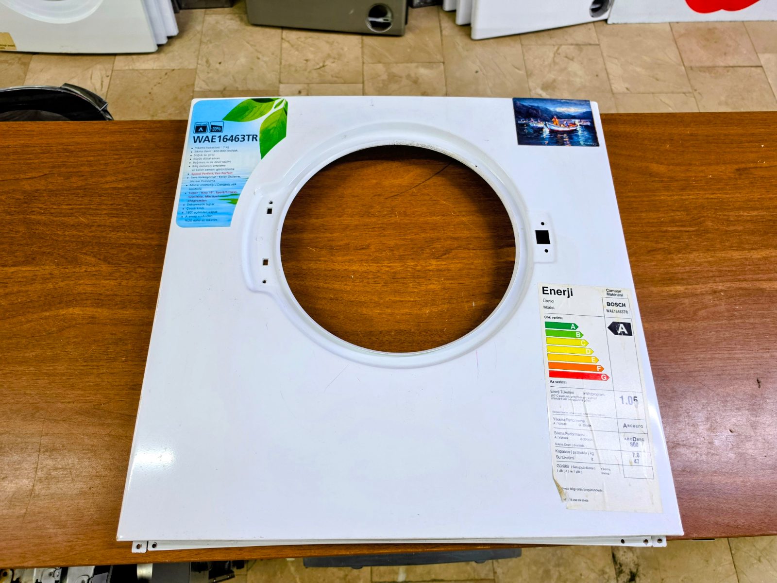 Bosch Çamaşır Makinesi Ön Saçı / Paneli (WAE16463TR - 7 kg) - Temiz 2. El — görsel 2