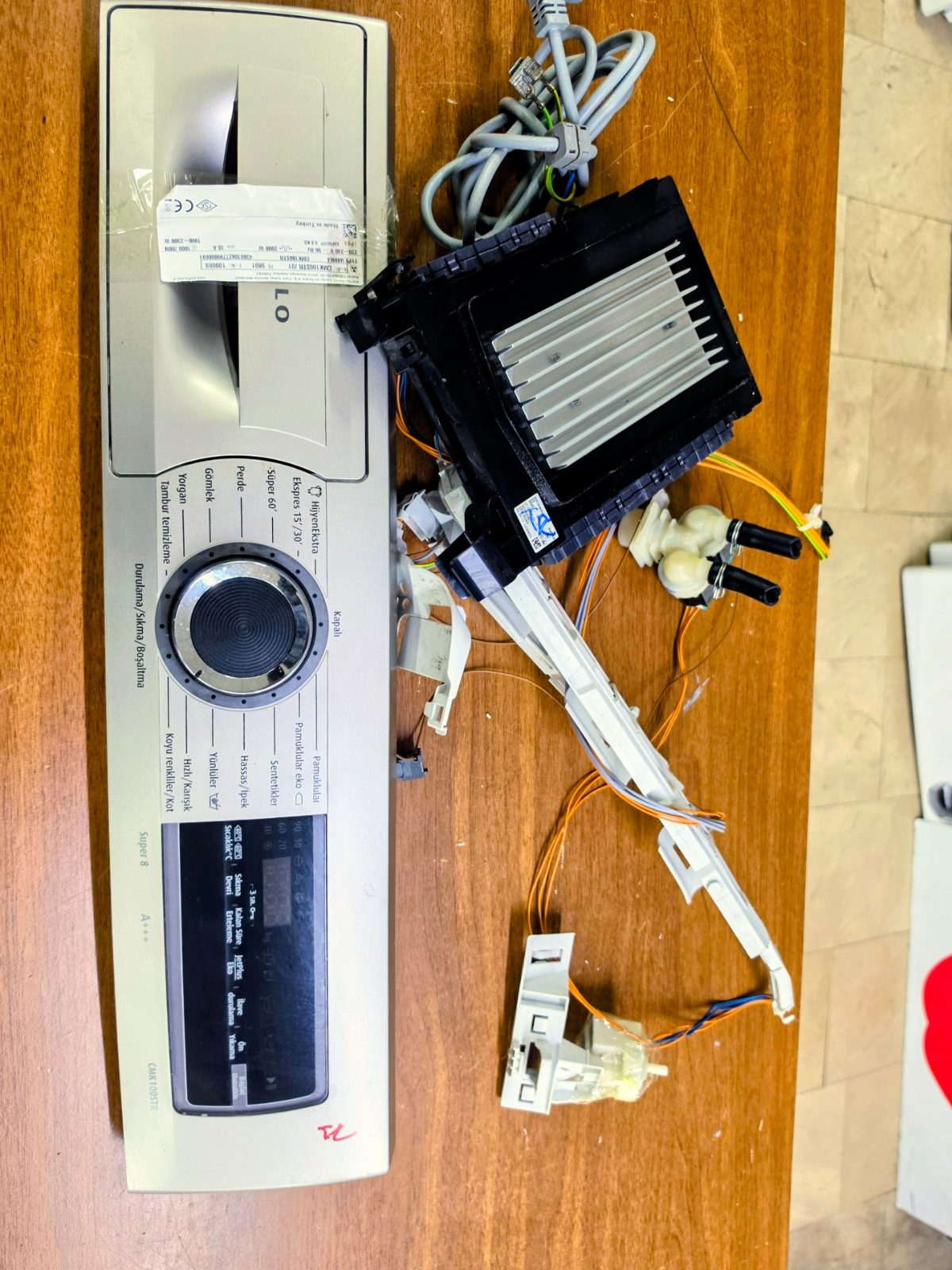 Profilo CMK1000STR Çamaşır Makinesi Ön Panel ve Elektronik Beyin Kartı Seti — görsel 1