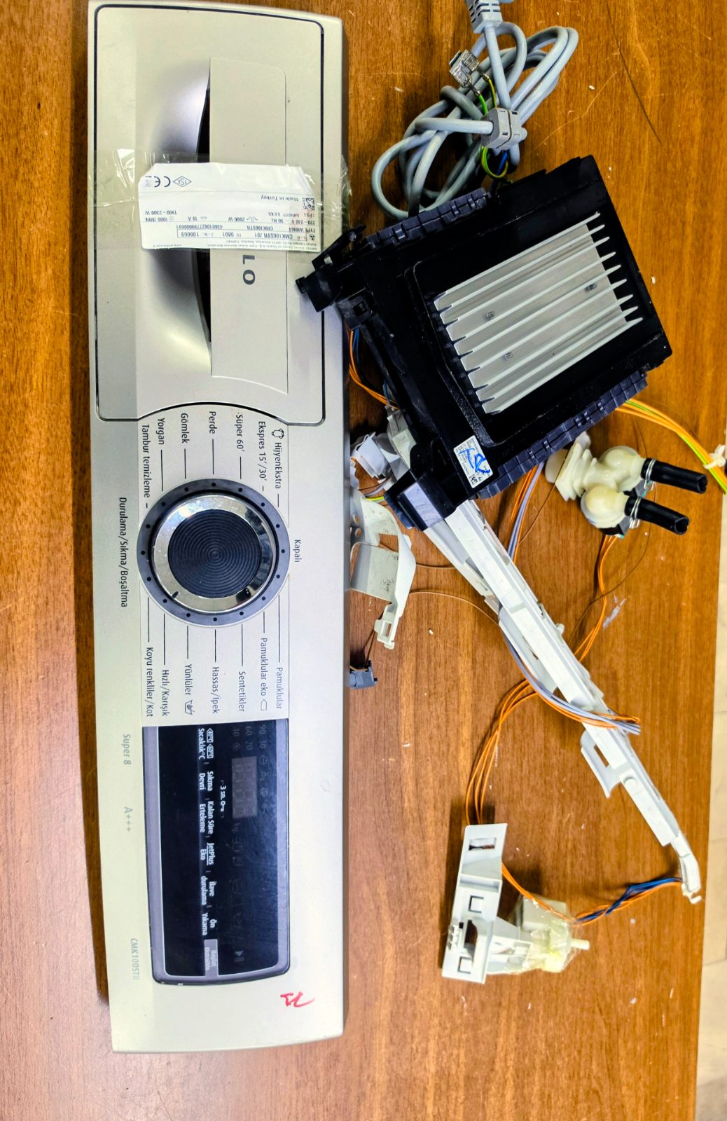 Profilo CMK1000STR Çamaşır Makinesi Ön Panel ve Elektronik Beyin Kartı Seti — görsel 3