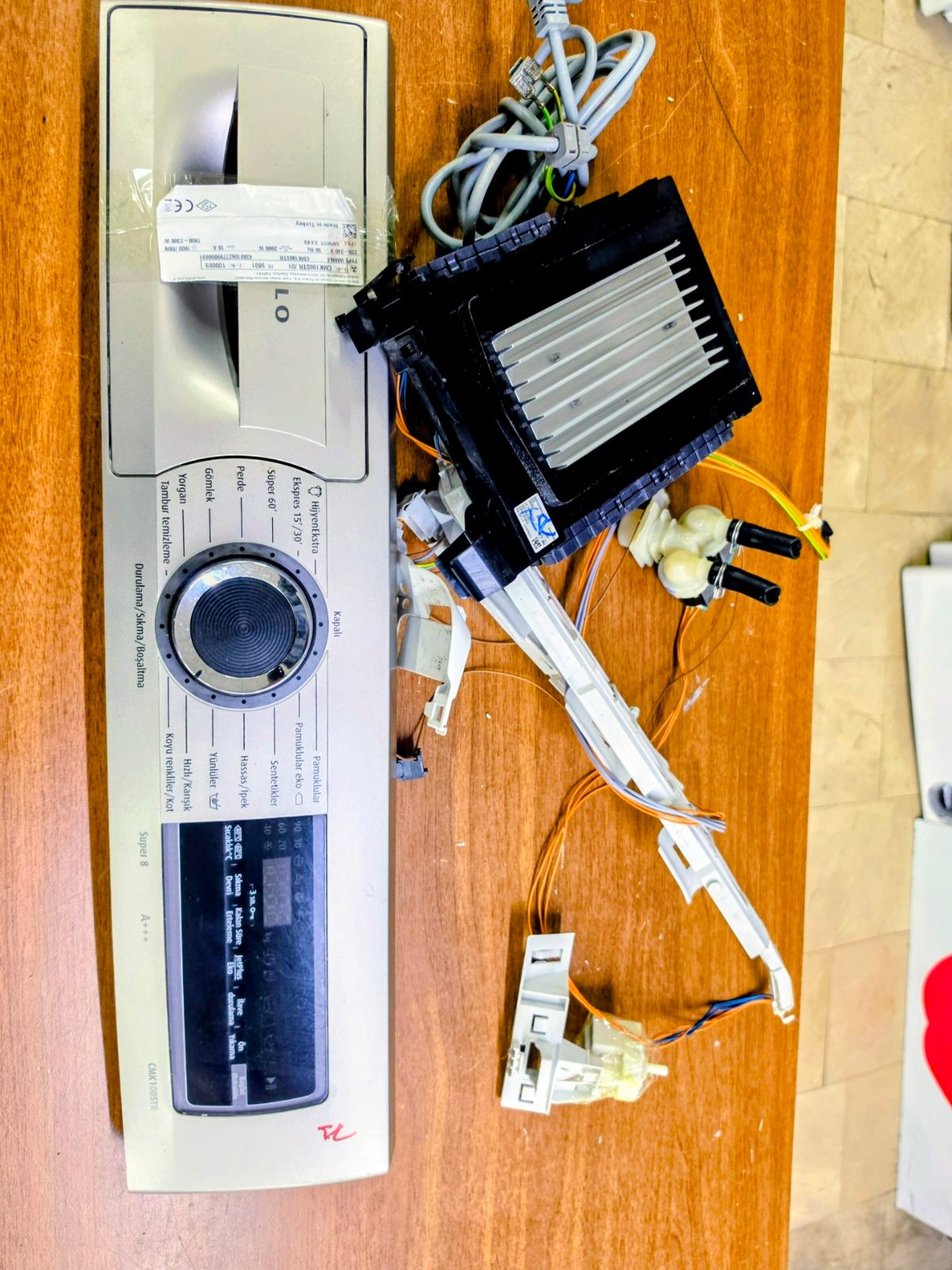 Profilo CMK1000STR Çamaşır Makinesi Ön Panel ve Elektronik Beyin Kartı Seti — görsel 5
