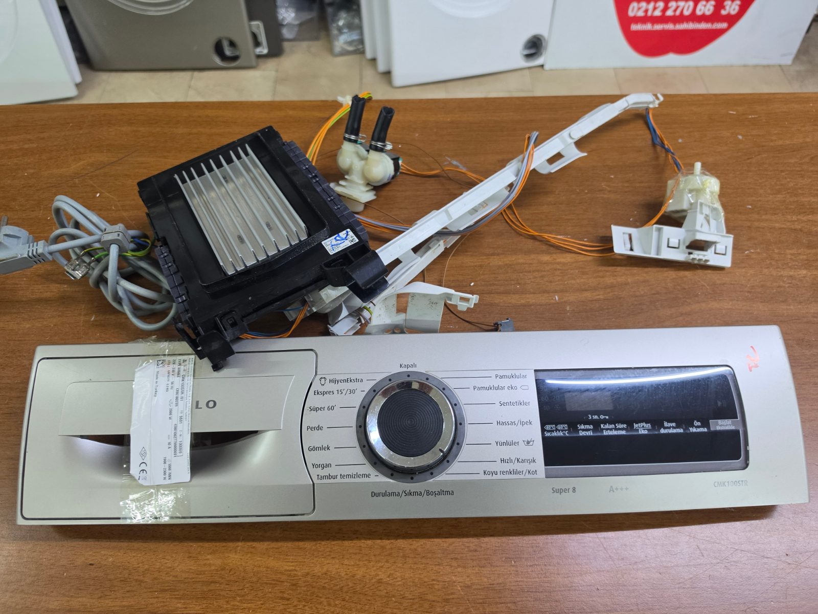 Profilo CMK1000STR Çamaşır Makinesi Ön Panel ve Elektronik Beyin Kartı Seti — görsel 8