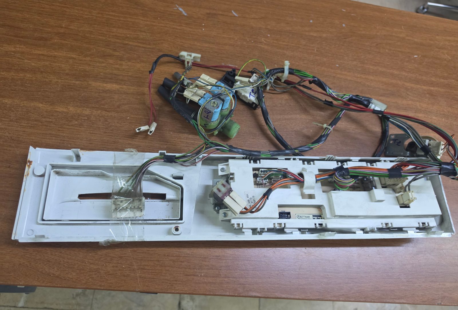 Altus 281 XY Çamaşır Makinesi Ön Kontrol Paneli ve Kablo Tesisatı — görsel 3