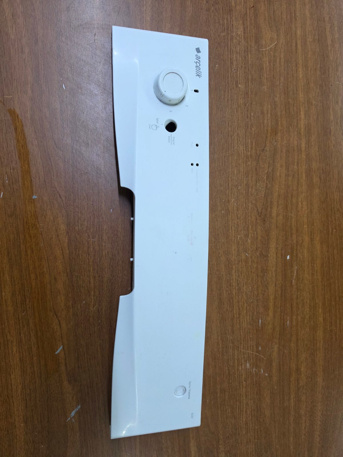 İkinci El Arçelik 6230 Bulaşık Makinesi Ön Kontrol Paneli Plastiği (Beyaz) — görsel 11