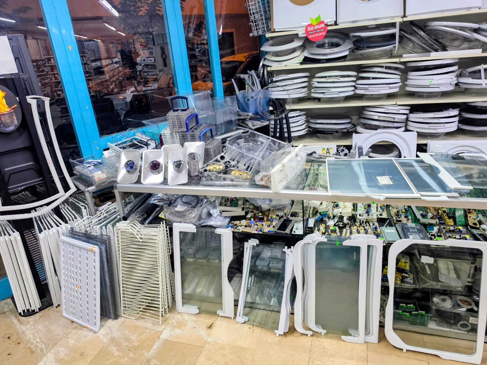 Bosch KSU49631NE Orijinal Buzdolabı Cam Rafı - Çıkma 2. El / Özdur Teknik Gültepe — görsel 4