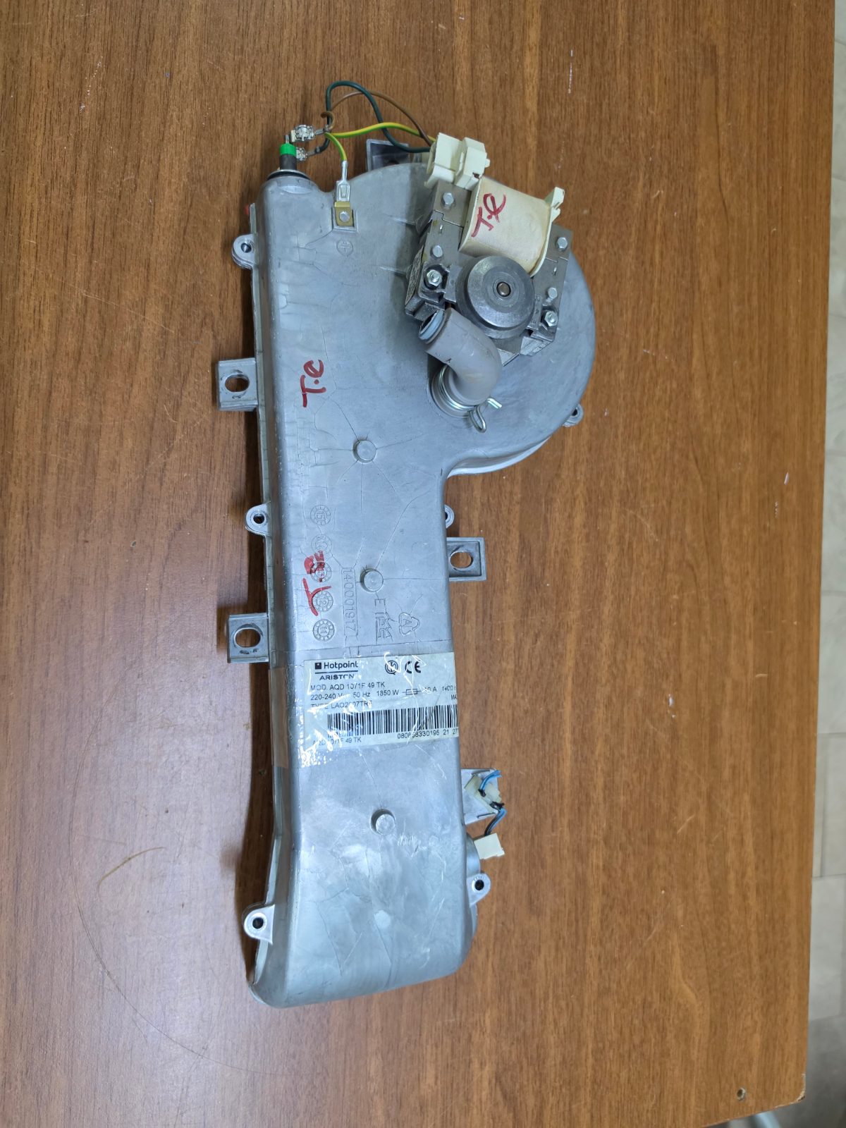 Ariston AQD 1071F 49 TK Kurutma Fanı ve Isıtıcı Rezistans Komple Grubu — görsel 6