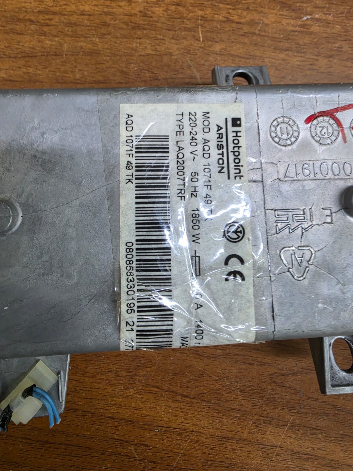Ariston AQD 1071F 49 TK Kurutma Fanı ve Isıtıcı Rezistans Komple Grubu — görsel 8