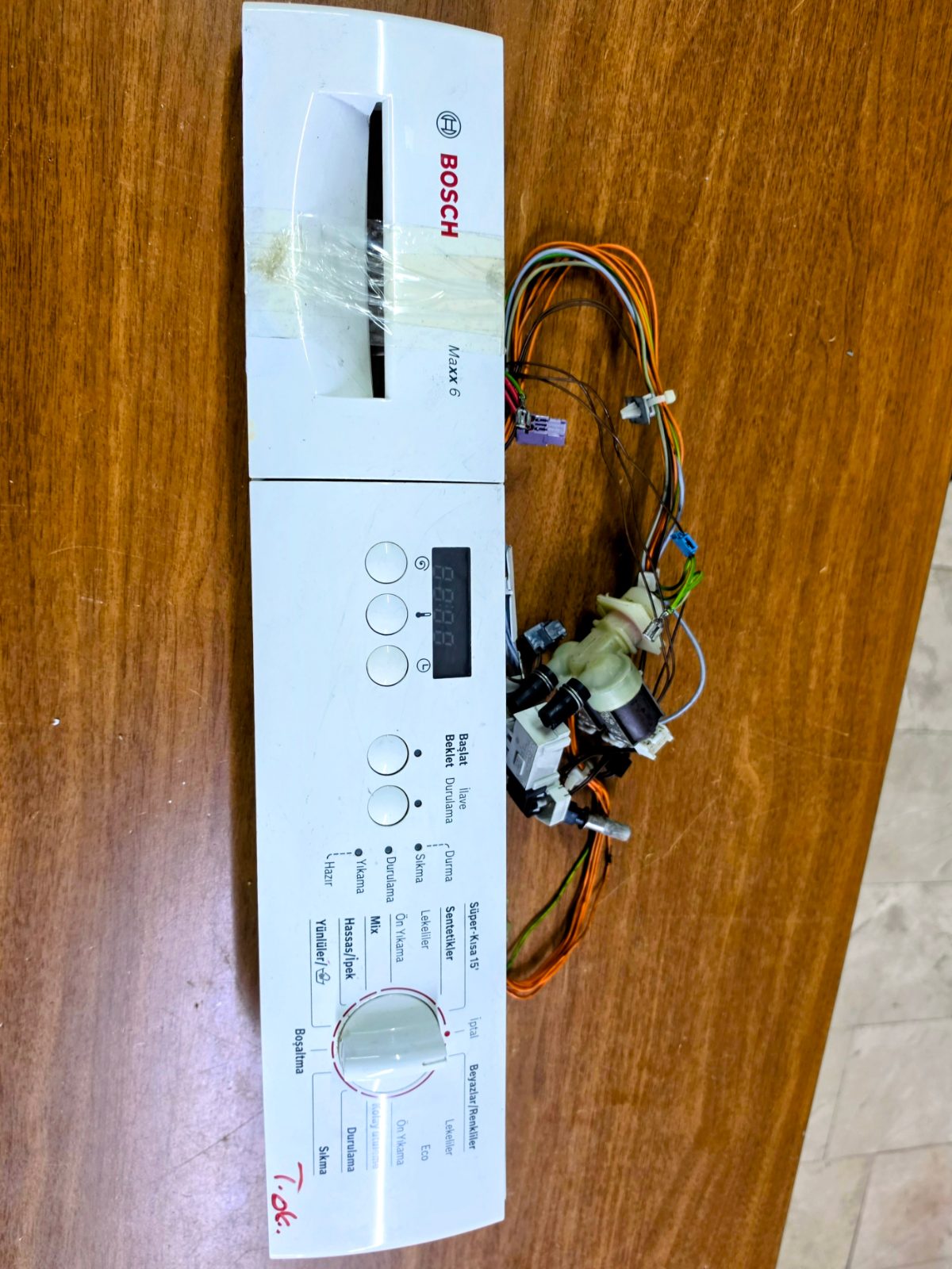Bosch Maxx 6 Çamaşır Makinesi Ön Panel Beyin Kartı WAE20261TR - İkinci El / Öz Dur Teknik