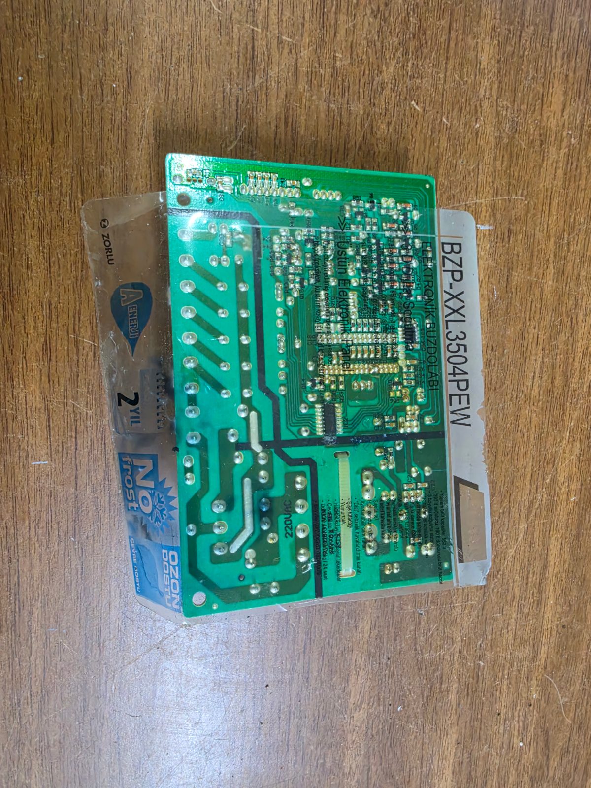 Vestel kart BZP-XXL3504PEW Buzdolabı Elektronik Ana Kartı - Özdur Yedek Parça — görsel 6