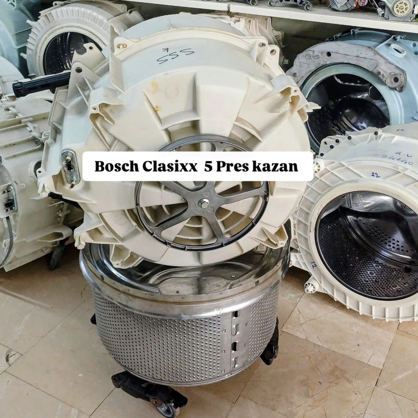 Bosch Maxx / Classixx Çamaşır Makinesi Komple Kazan - WAB12061TR ve Uyumlu Modeller (Temiz 2. El) — görsel 4