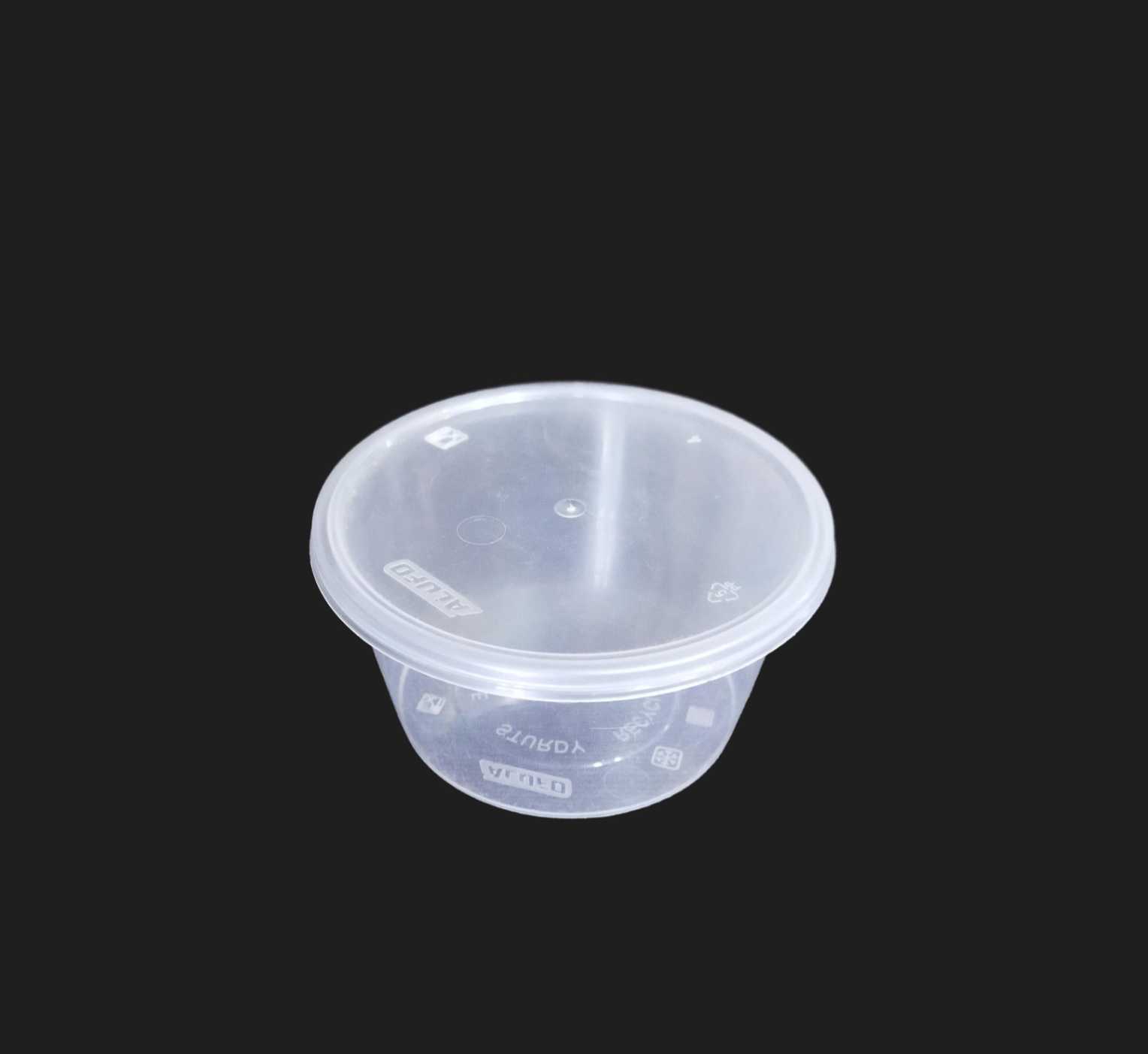 Transparent Round container-150 ml