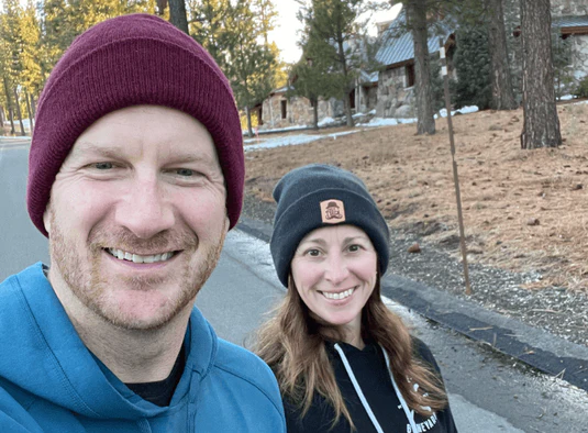 Joe and Heather, the founders of Go Brewing