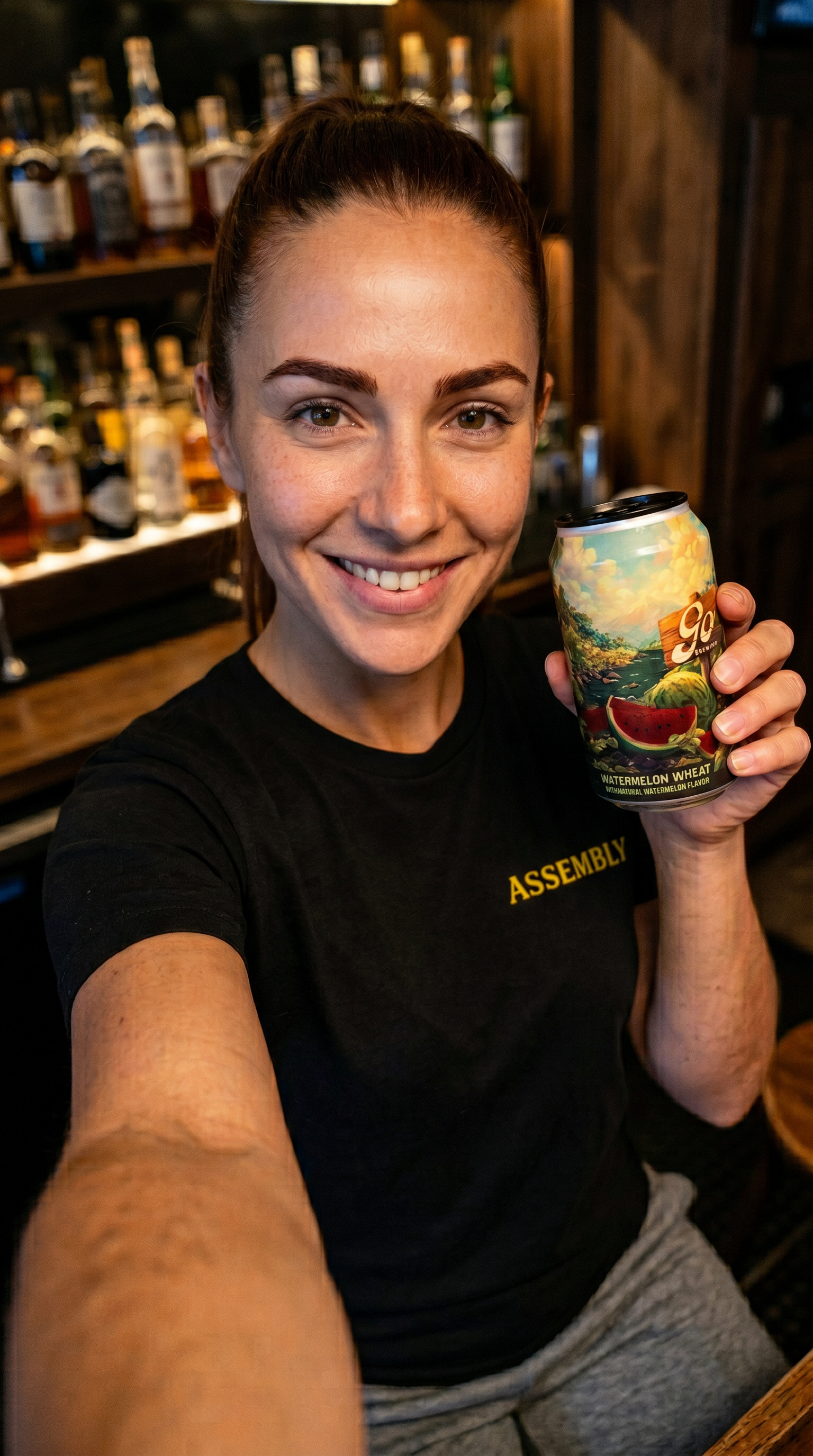 Go Brewing drinker in the wild