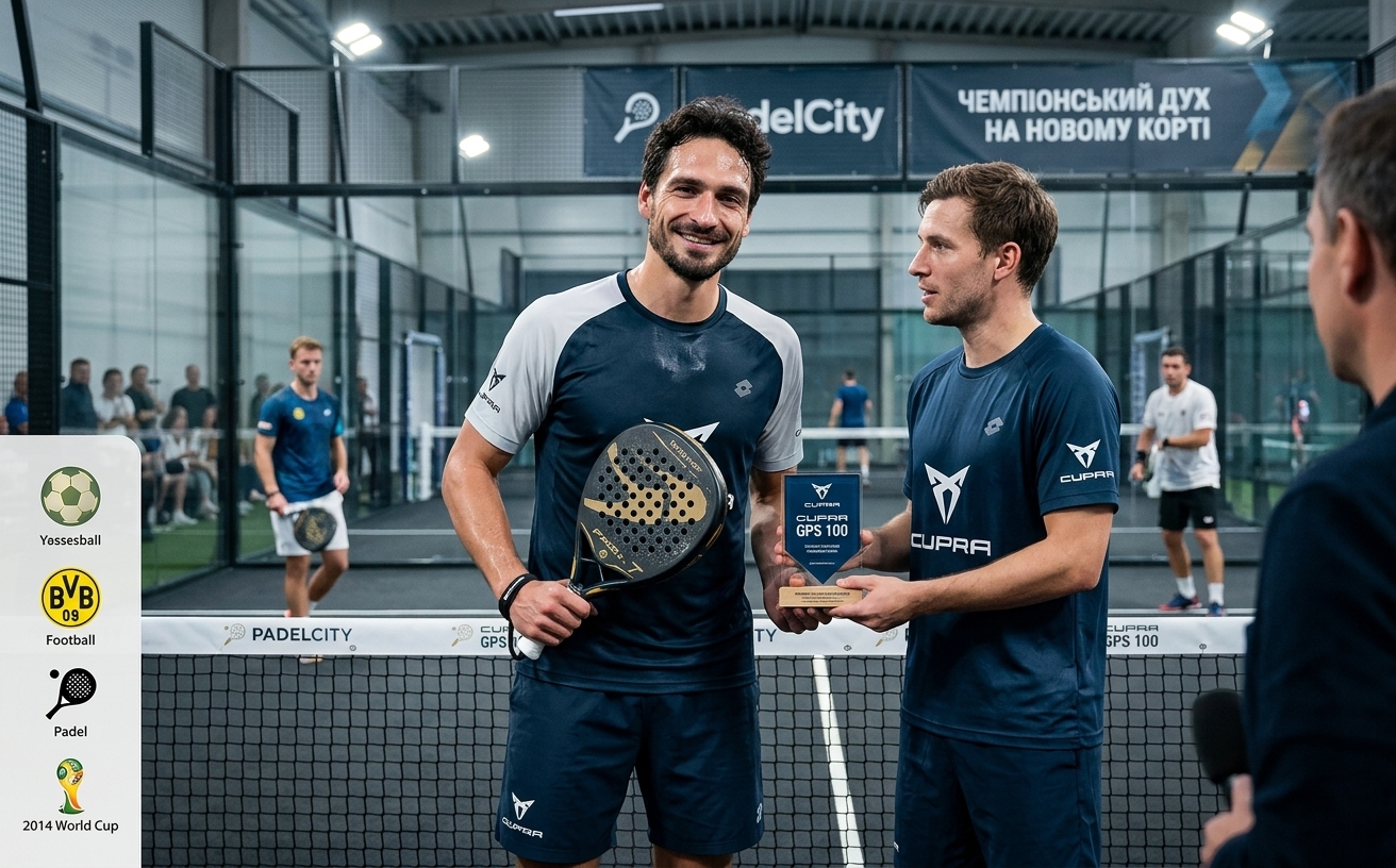 Матс Гуммельс тепер підкорює корти для паделу