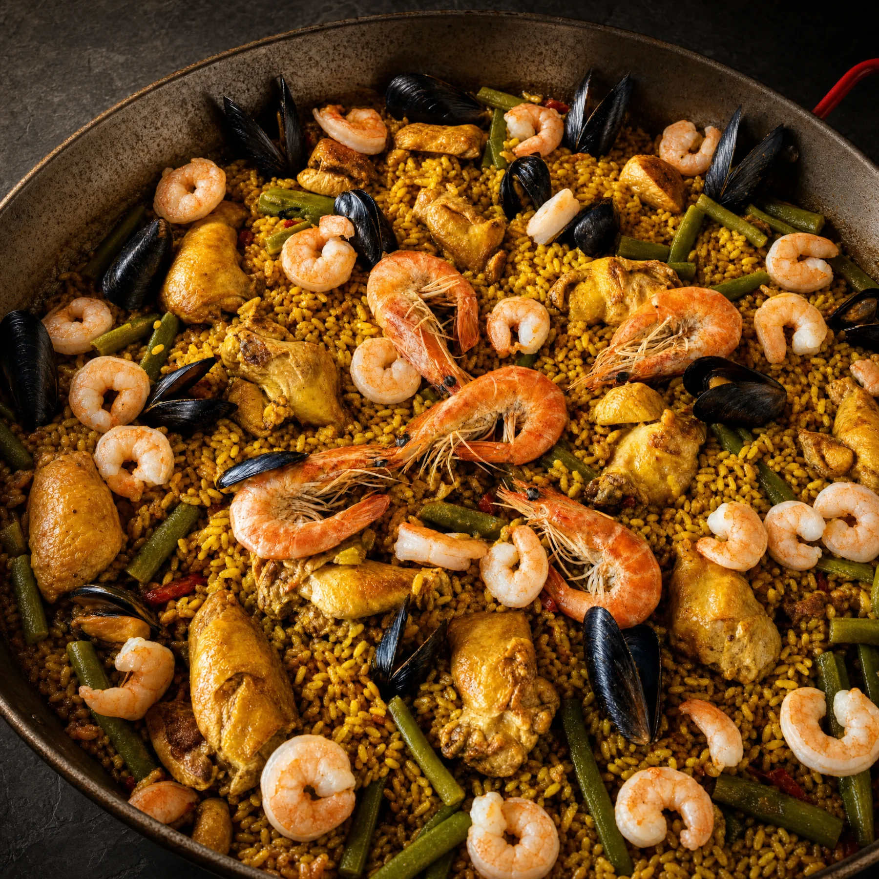 Paella Mar y Tierra