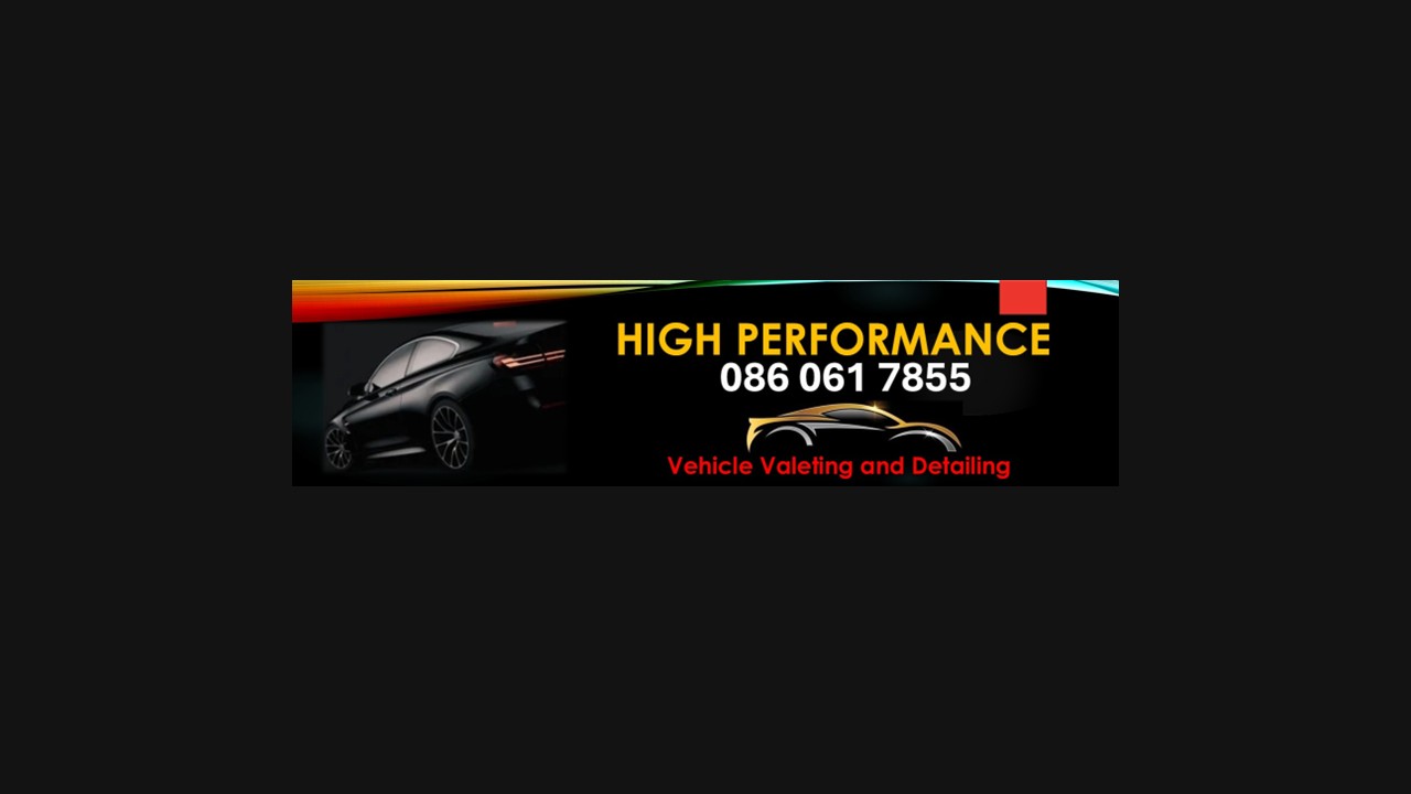HIGH PERFORMANCE VALETING cover
