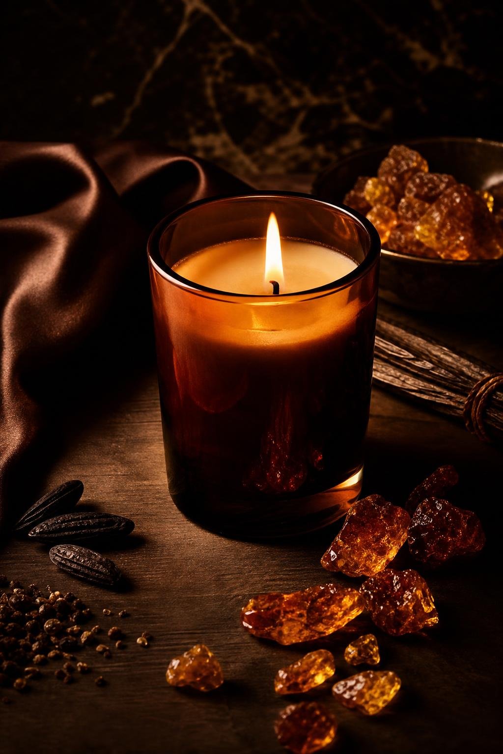 Amber & Tonka Bean candle