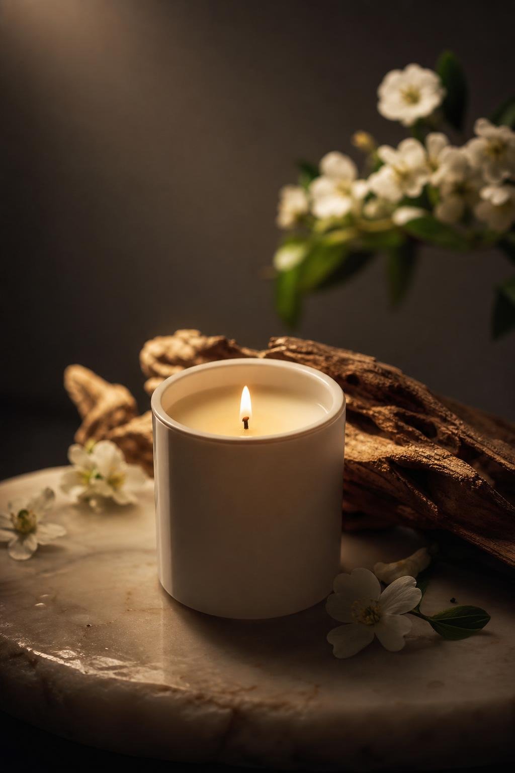 Sandalwood & White Musk candle