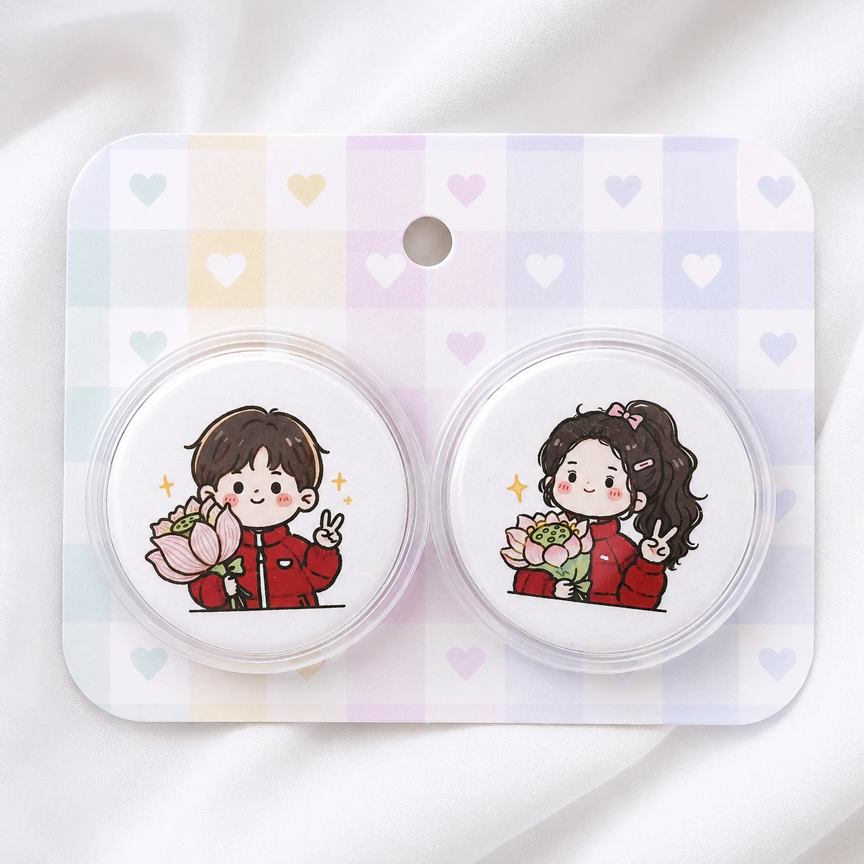 Pareja chibi