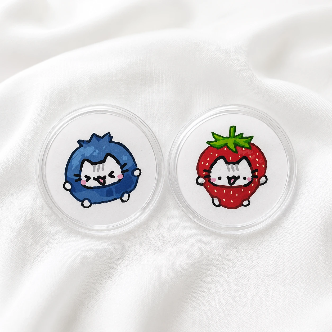 Gatitos fresa🍓 y mora🫐