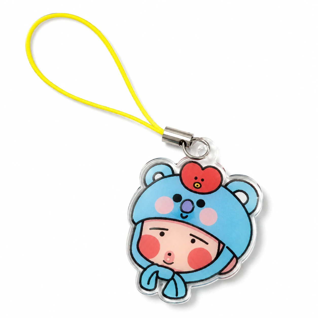 BTS chibi con gorro koya y tata