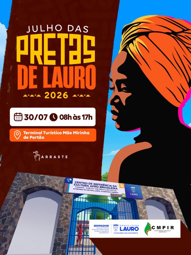 Lauro de Freitas celebra Julho das Pretas com programação voltada ao empreendedorismo e valorização da mulher negra