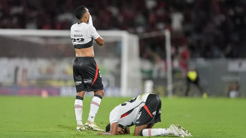 Vitória perde para o Flamengo e segue perto da zona de rebaixamento