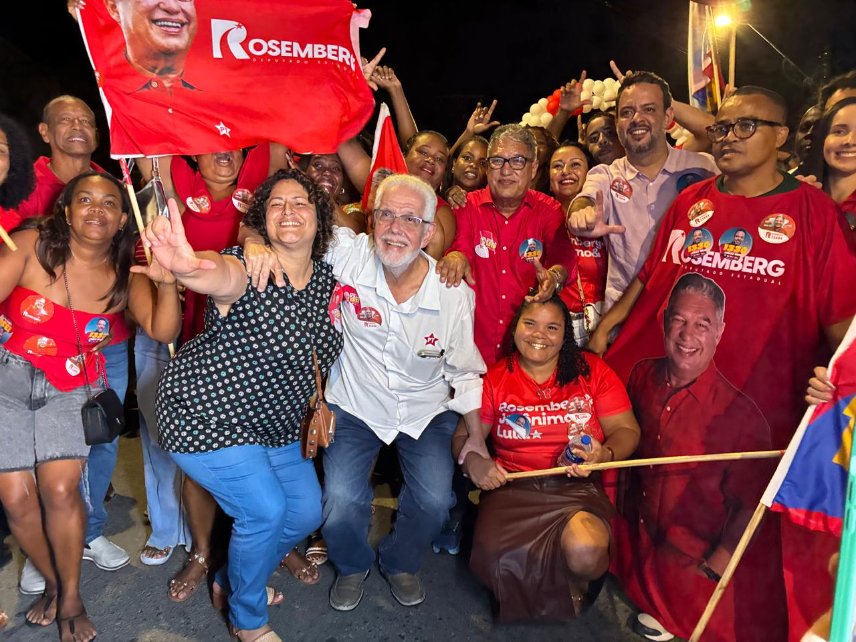 Multidão lota inauguração do comitê do PT em São Francisco do Conde