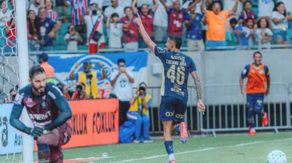 Bahia vence o Remo, amplia invencibilidade e entra no G4 do Brasileirão