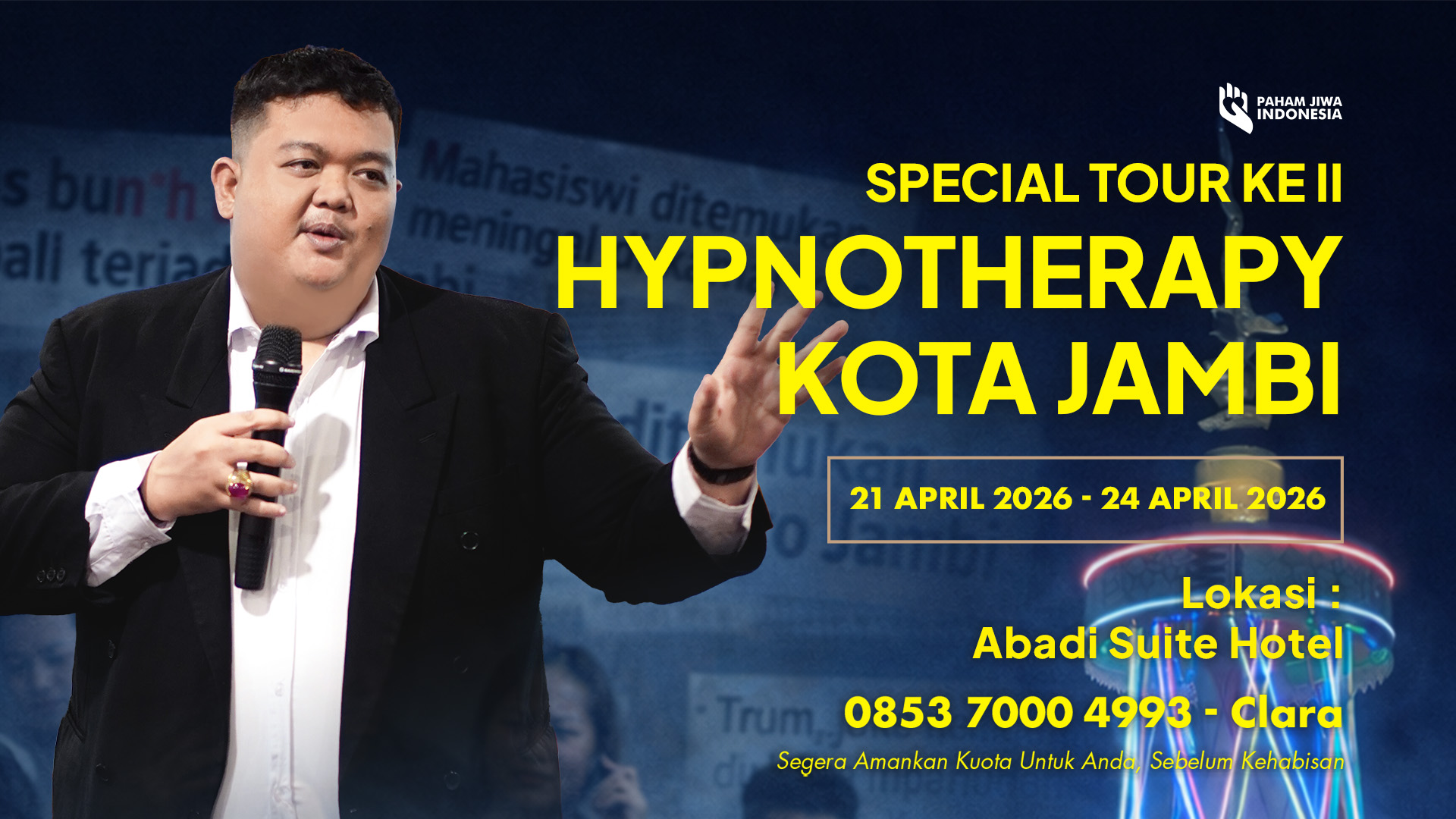 Tour Hipnoterapi Jambi