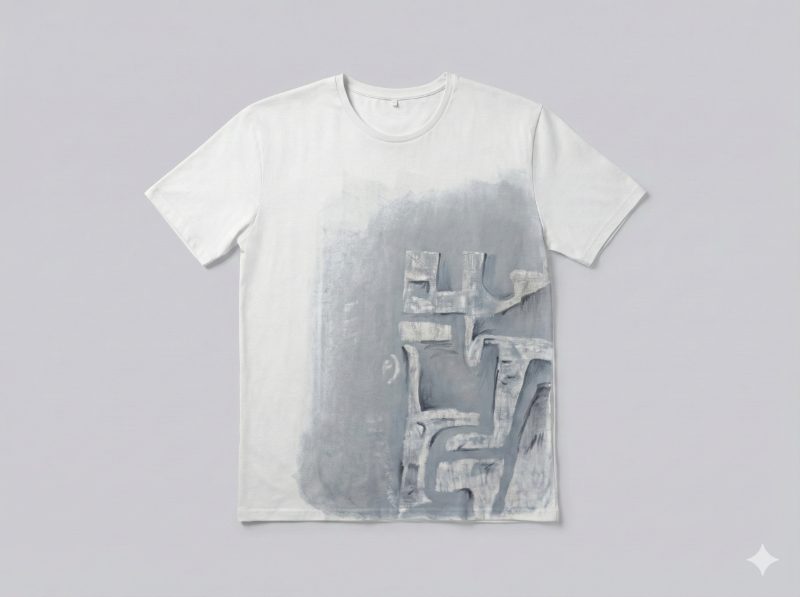 supima WHITE XL — Handpainted by Paherao