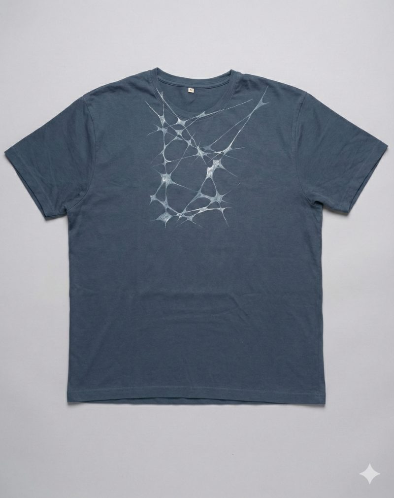 tshirt crew neck NAVY XL — Handpainted by Paherao