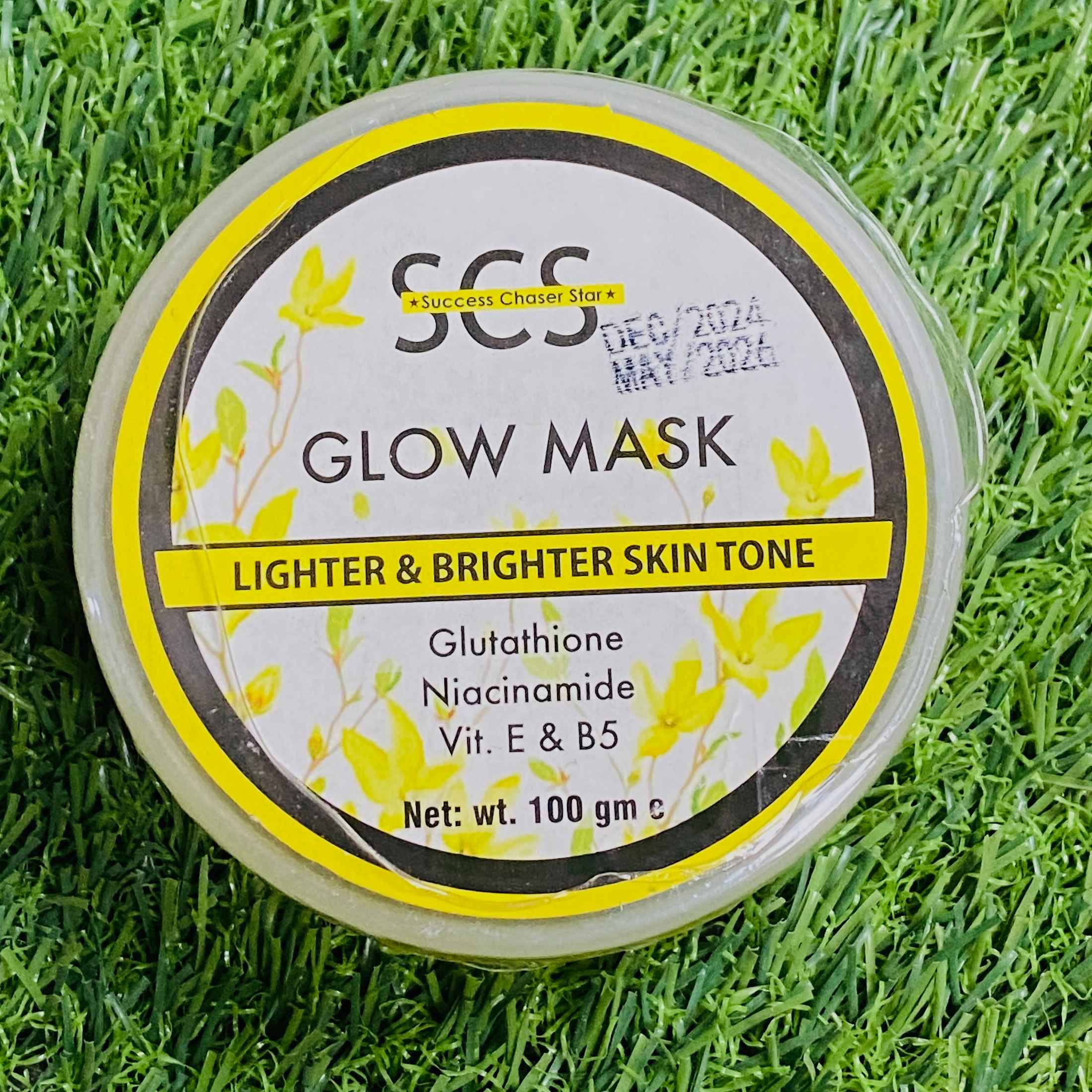 GLOW SKIN FACE GEL MASK
