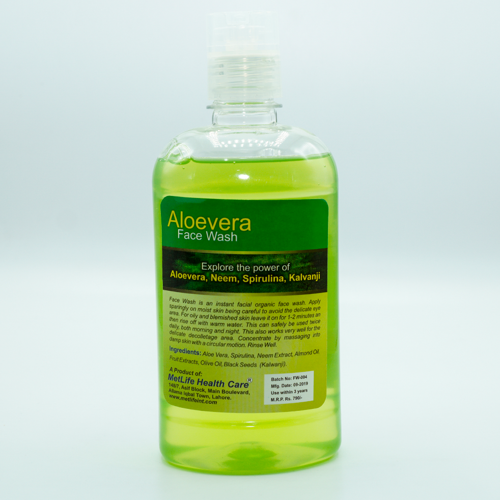 Aloe Vera Face Wash (Organic) – Gentle Cleanser for Fresh, Glowing Skin